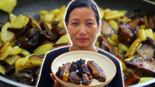 A Culinary Journey Through Nagaland - Smoked Pork with Potato